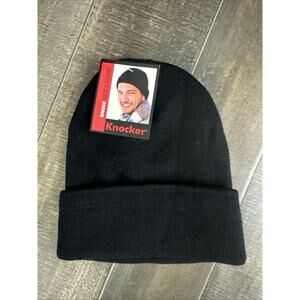 Black‎ Beanie Unisex Adult by Knocker OS